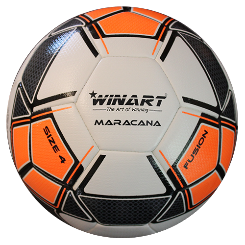 Futbalová lopta, veľkosť 4, WINART MARACANA ORANGE