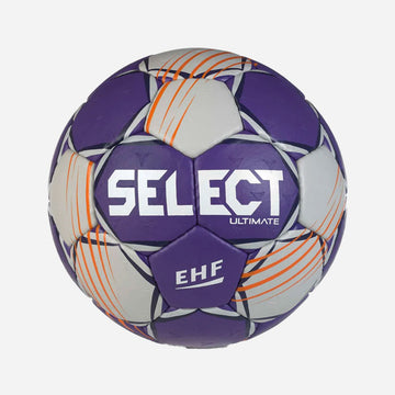 Súťažná hádzanárska lopta Select Ultimate EHF Liga majstrov V24 sivá/fialová veľkosť 2