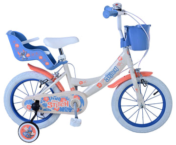 Detský bicykel Volare Disney Stitch, 14 palcov, s dvoma brzdami