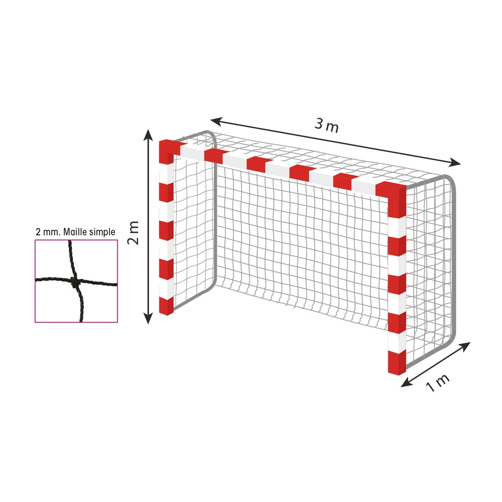 Handbalová bránková sieť 3x2 m S-SPORT ECONOMY