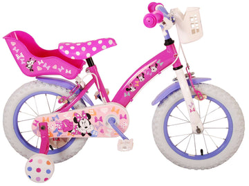 Detský bicykel Volare Disney Minnie Mouse, 14 palcov, s dvoma brzdami