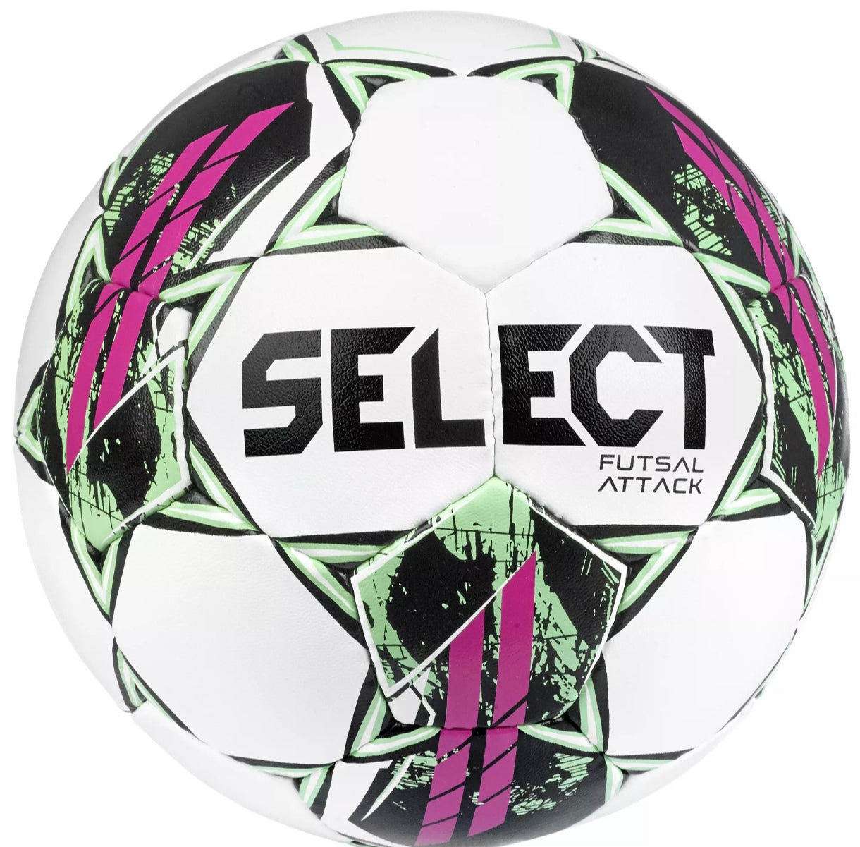 Futbalová lopta SELECT ATTACK V22 BIELA/RUŽOVÁ