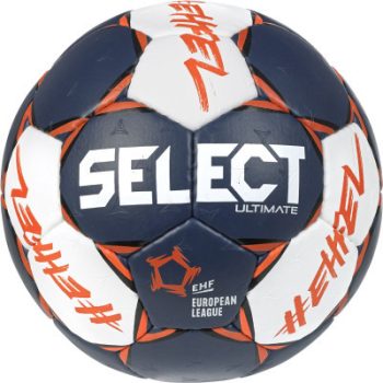 Hadzanárska lopta Select Ultimate EHF Europa League V22 White/Blue Veľkosť 2