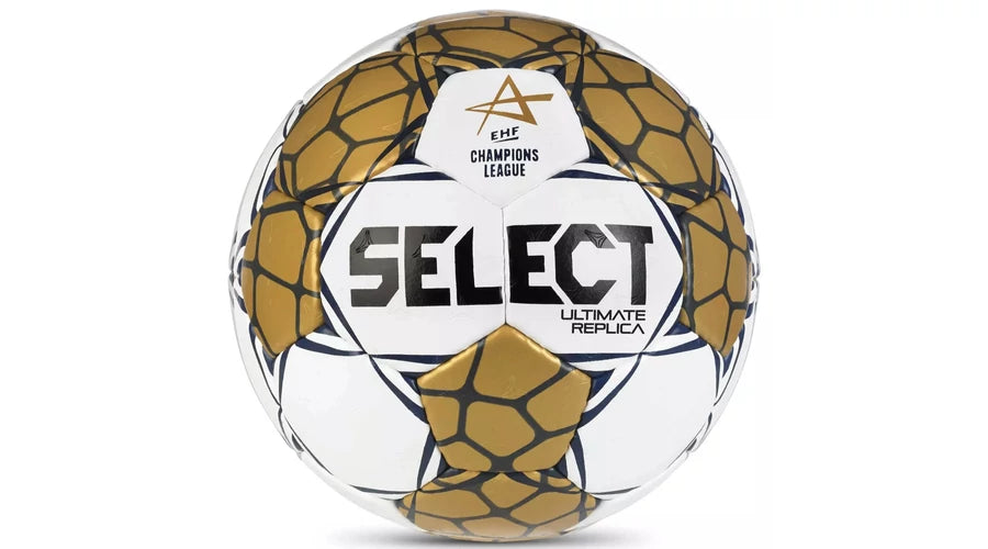 Handball Select Ultimate EHF Champions League Replica V24 white/gold veľkosť 0