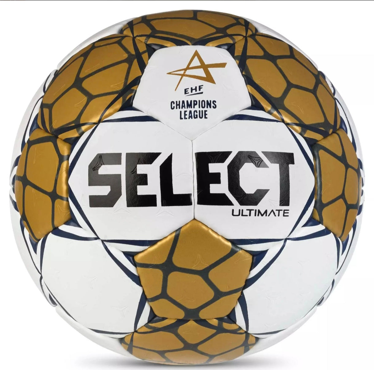 Handball Select Ultimate EHF Champions League Replica V24 white/gold veľkosť 3 